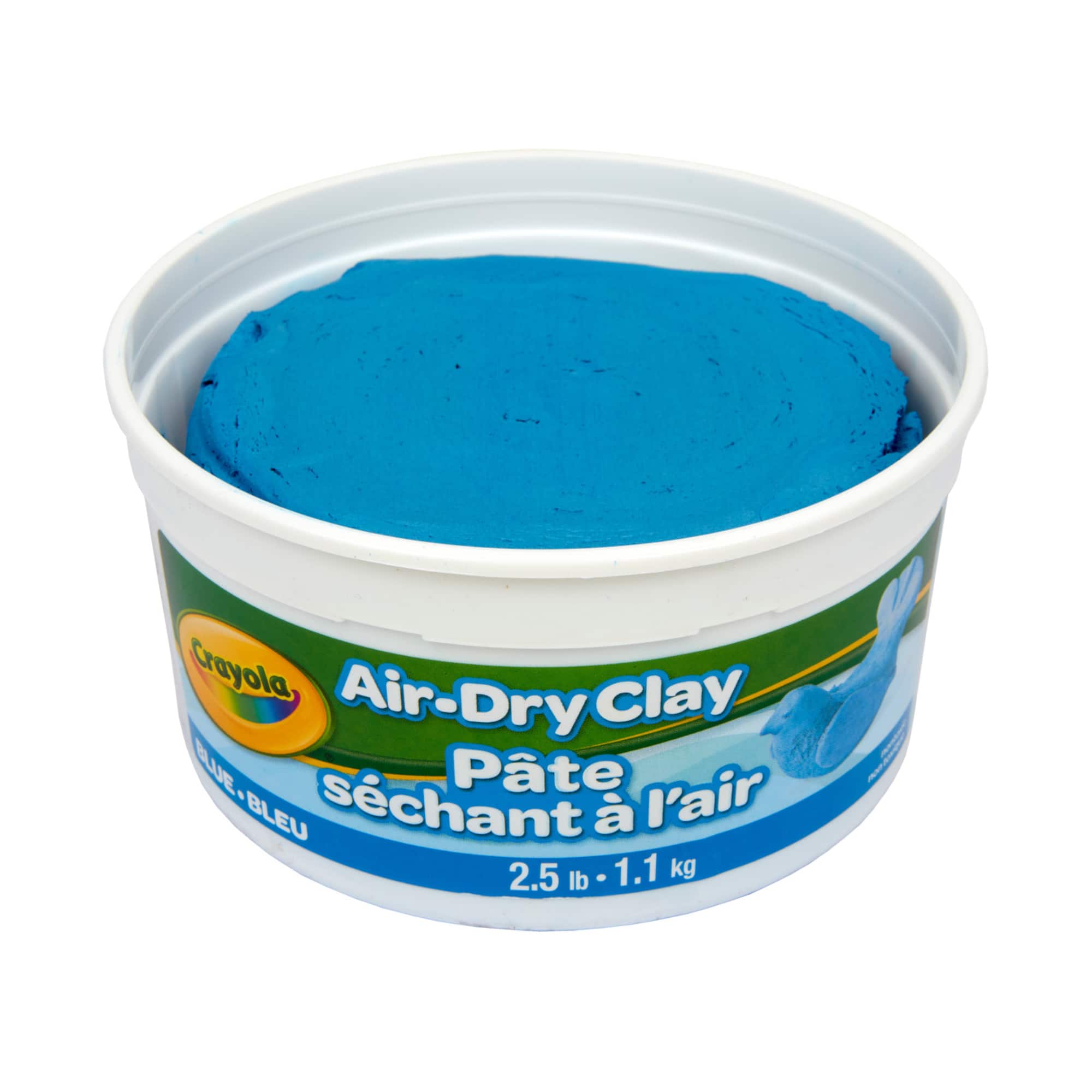 12 Pack: Crayola® 2.5lb. Blue Air Dry Clay Tub